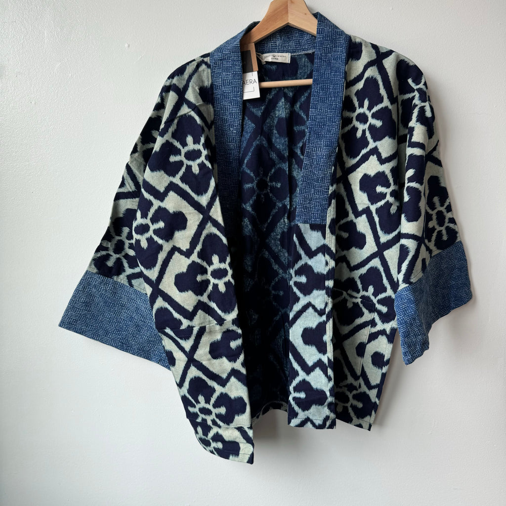Indigo Happy Kimono 7 by Belle Waera