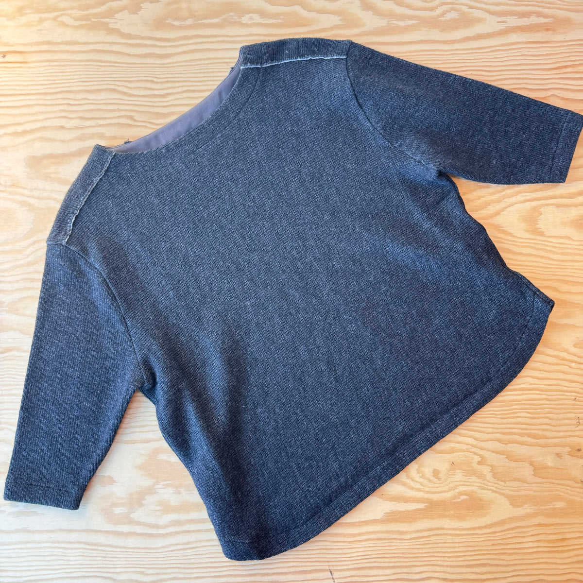 Wool Double Face Boat Neck Sweater – Upstate MN