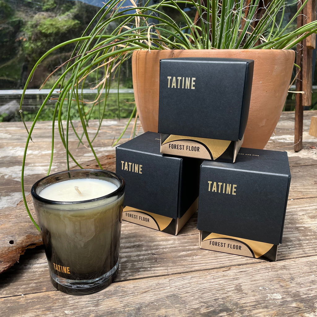 Stars are Fire Forest Floor Hand-Poured Candle by Tatine