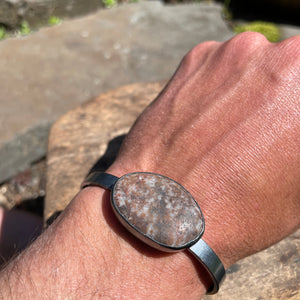 Stone Cuff by Lakestone Jewelry