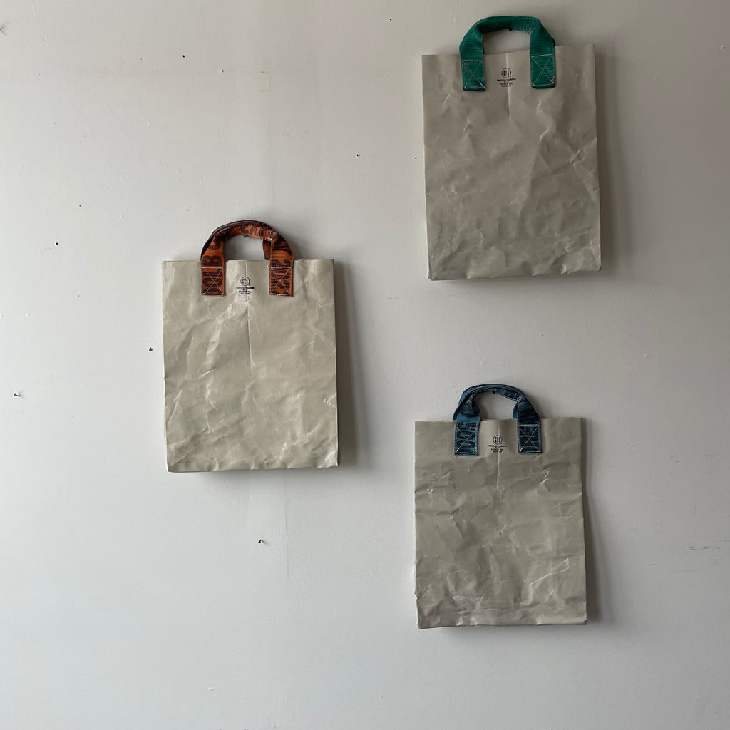 Vintage Sling Belt Recycled Tarp Bag