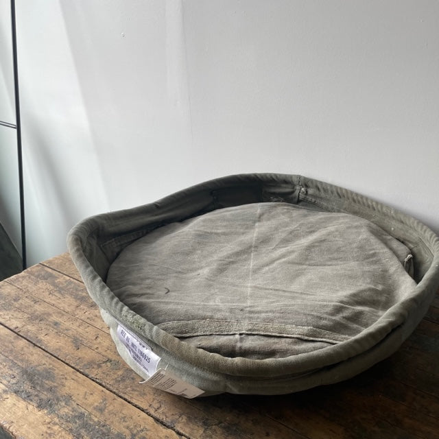 Vintage Tent Fabric Pet Bed Upstate MN