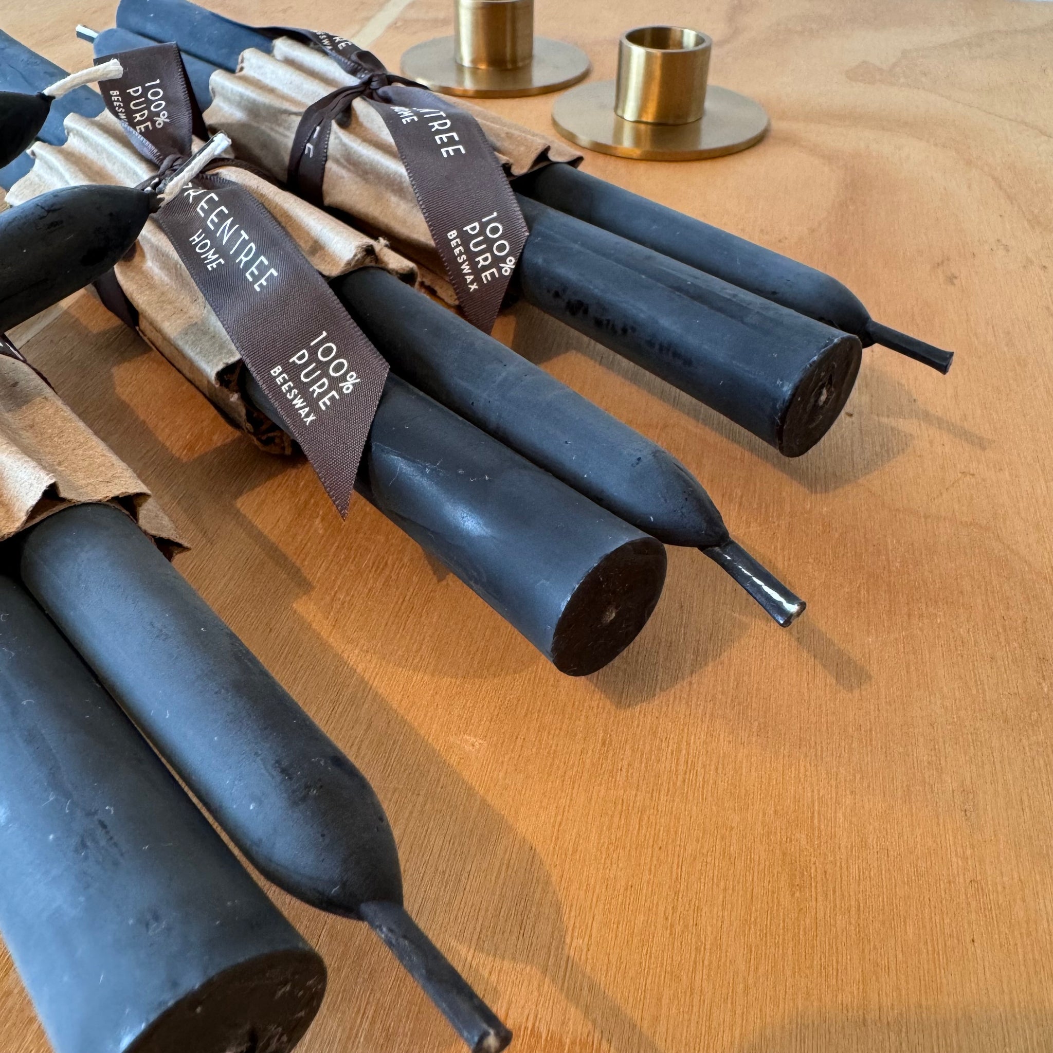 10" Everyday Beeswax Taper Candles Upstate MN