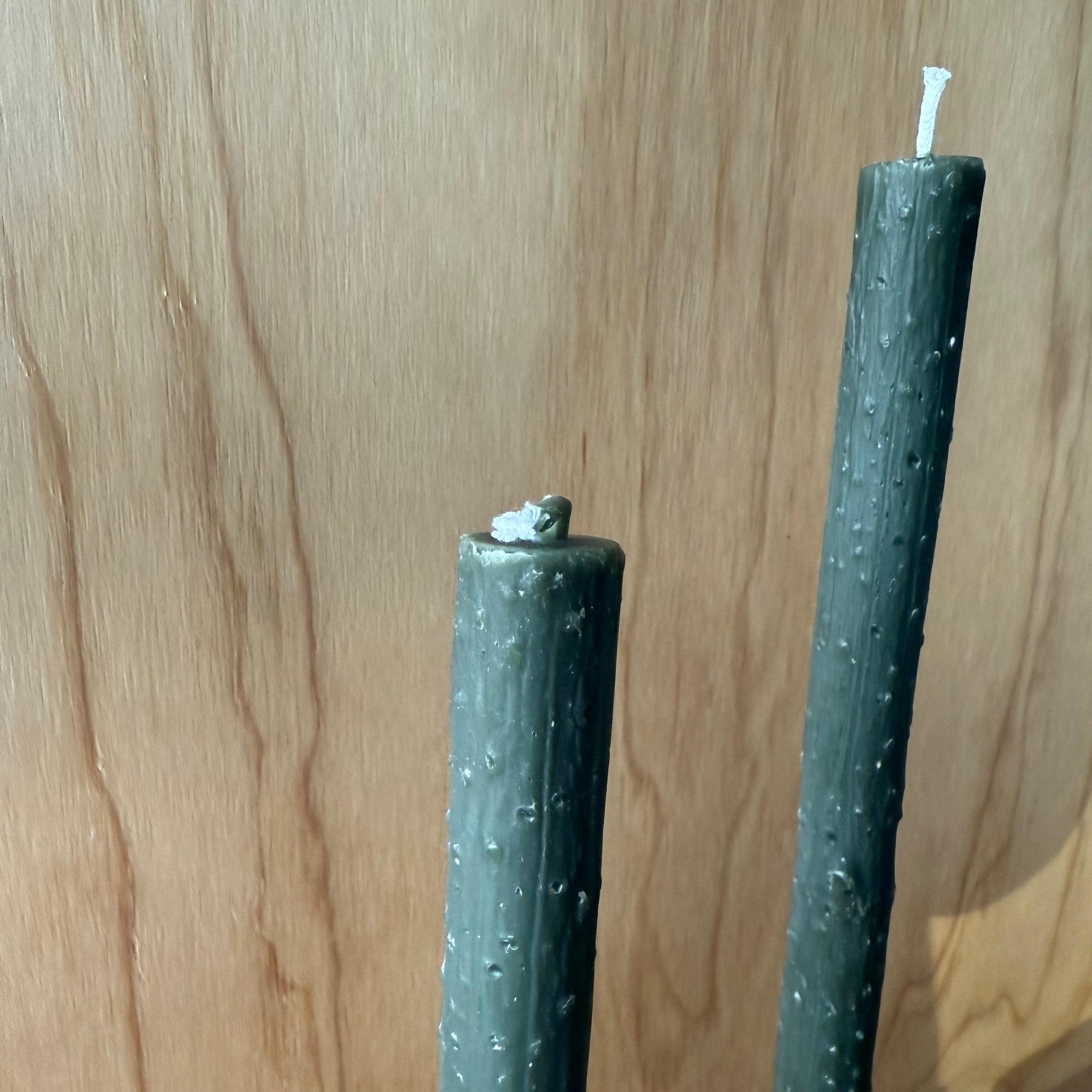 12" Twig Beeswax Taper Candles