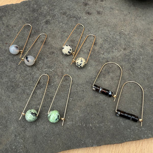 14k Gold Fill Arch Earrings by Jovy Rockey