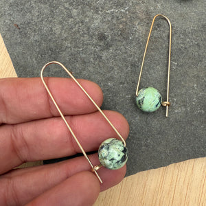 14k Gold Fill Arch Earrings by Jovy Rockey