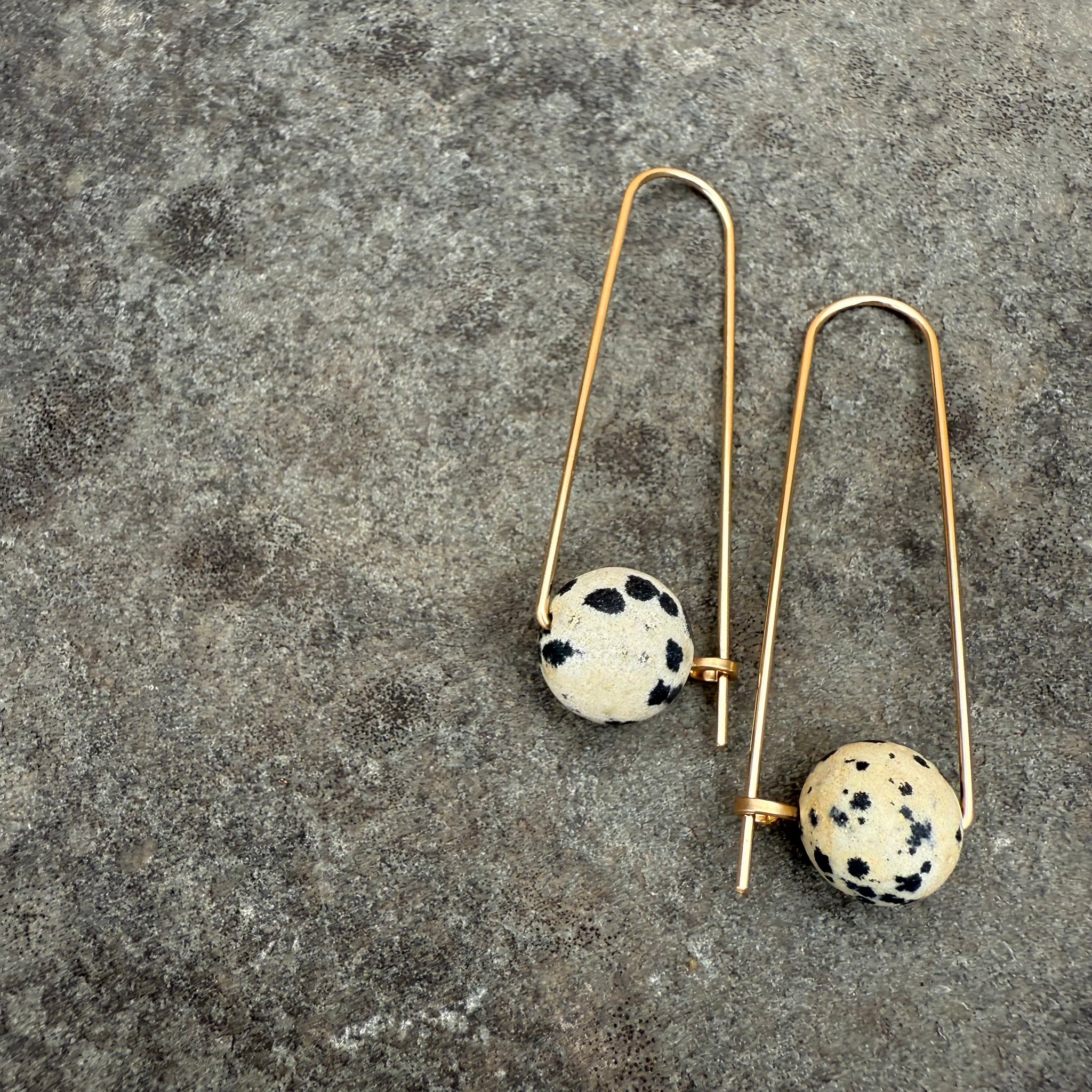 14k Gold Fill Arch Earrings by Jovy Rockey