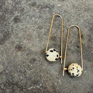 14k Gold Fill Arch Earrings by Jovy Rockey