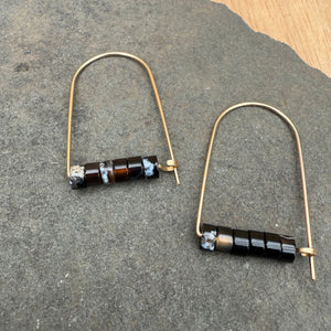 14k Gold Fill Arch Earrings by Jovy Rockey