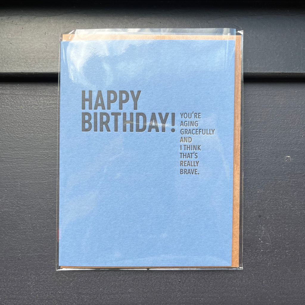 Really Brave Birthday Card by Sapling Press
