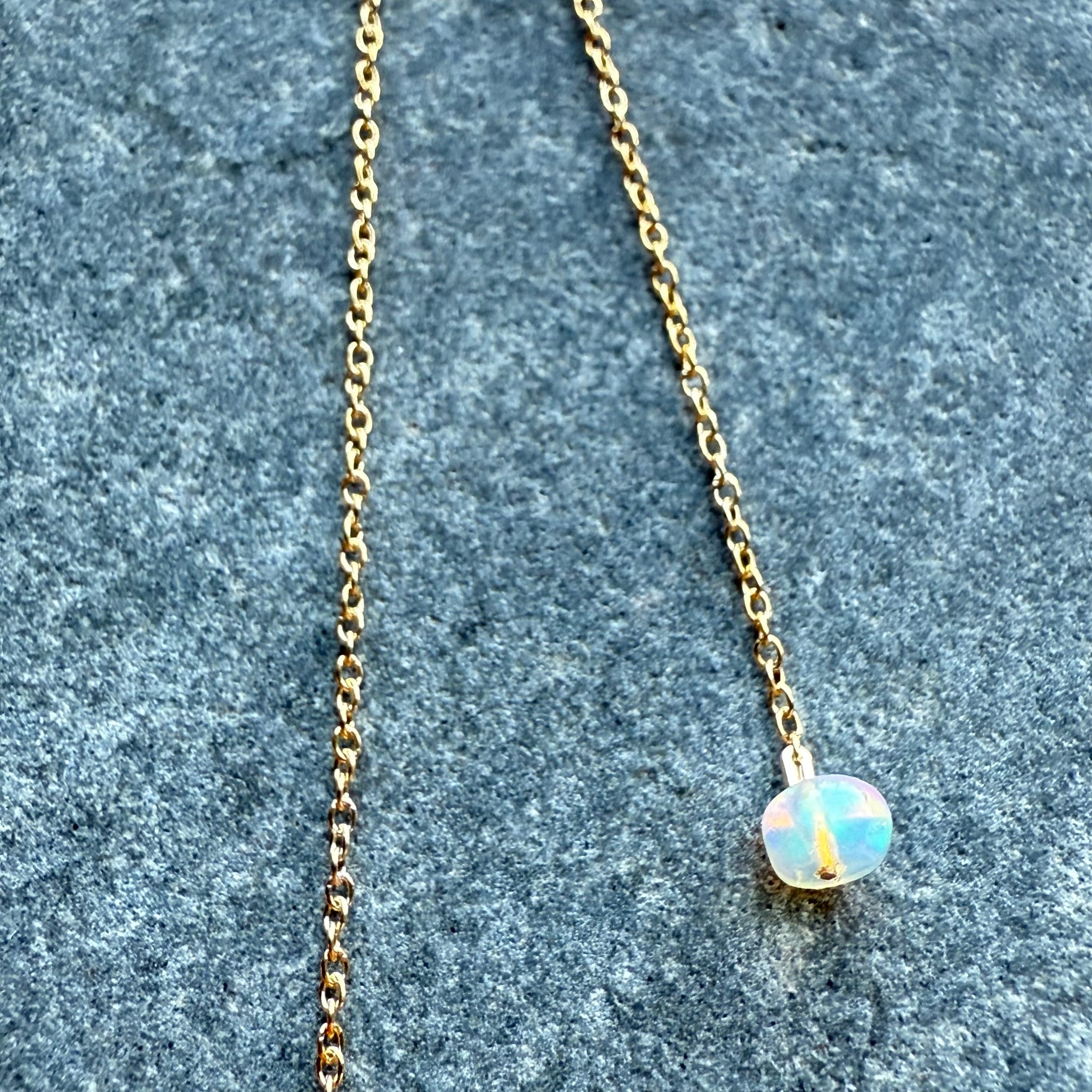 7.5" 14k Gold Fill Threader Single Earring by 8.6.4 Design