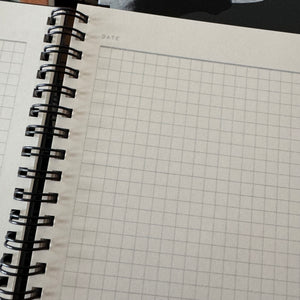 A5 Dorian Grid Notebook by Moglea