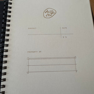 A5 Dorian Grid Notebook by Moglea