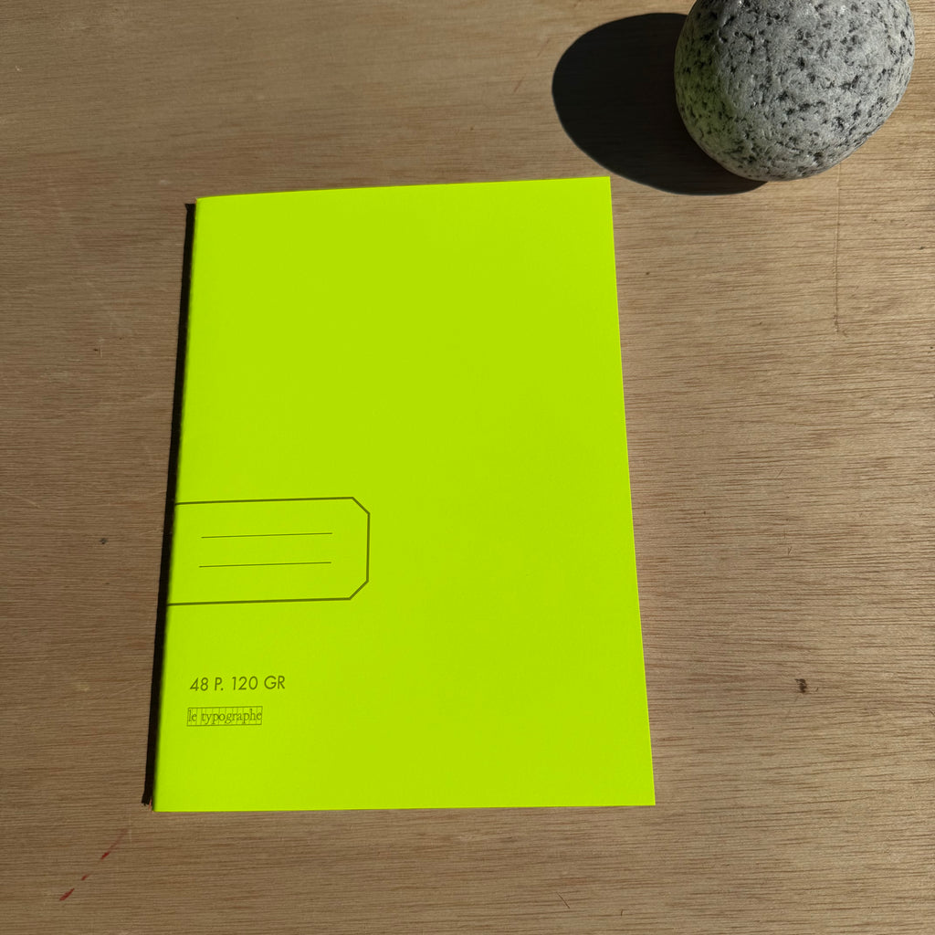 A5 Softcover Notebook by Le Typographe