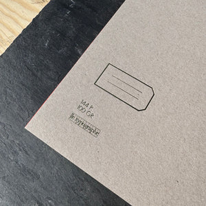 A5+ Hard Cover Notebook Lined Pages by Le Typographe