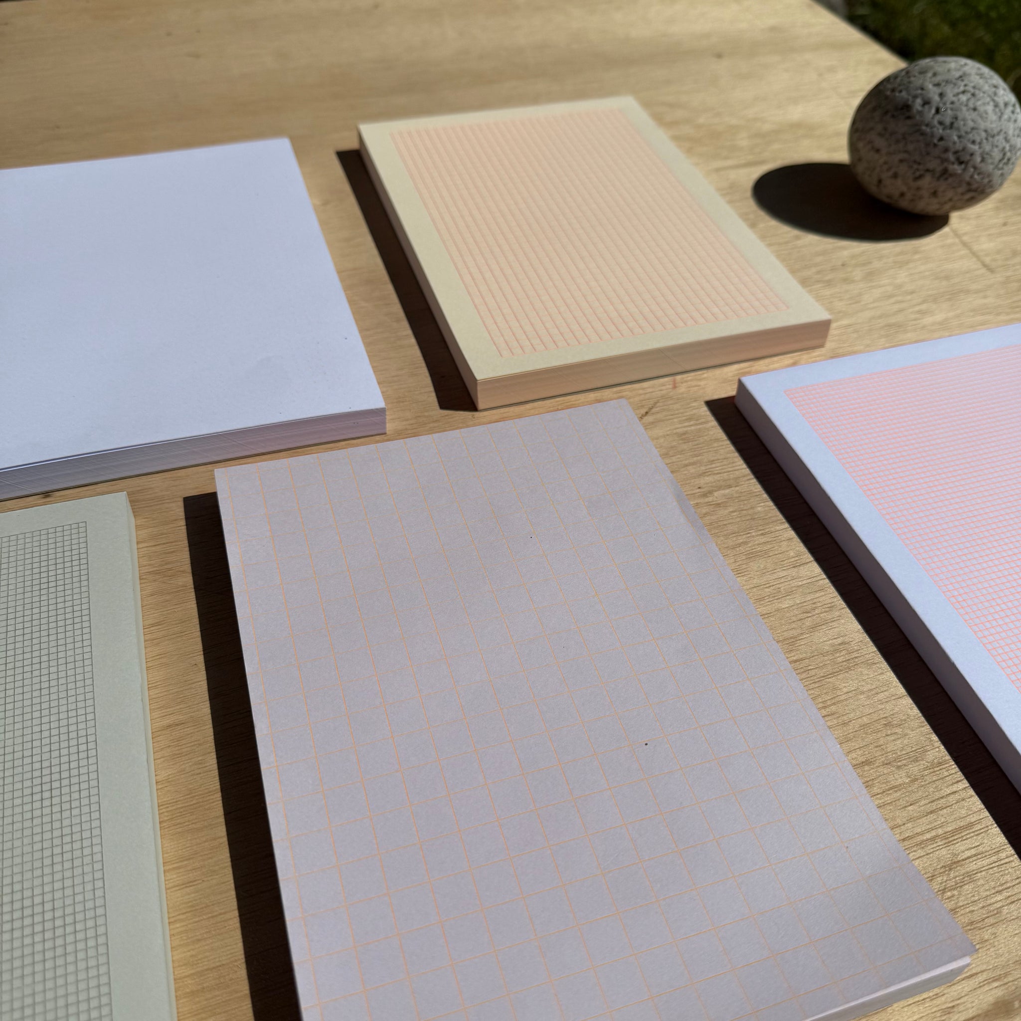 A5 Squared Notepad by Le Typographe