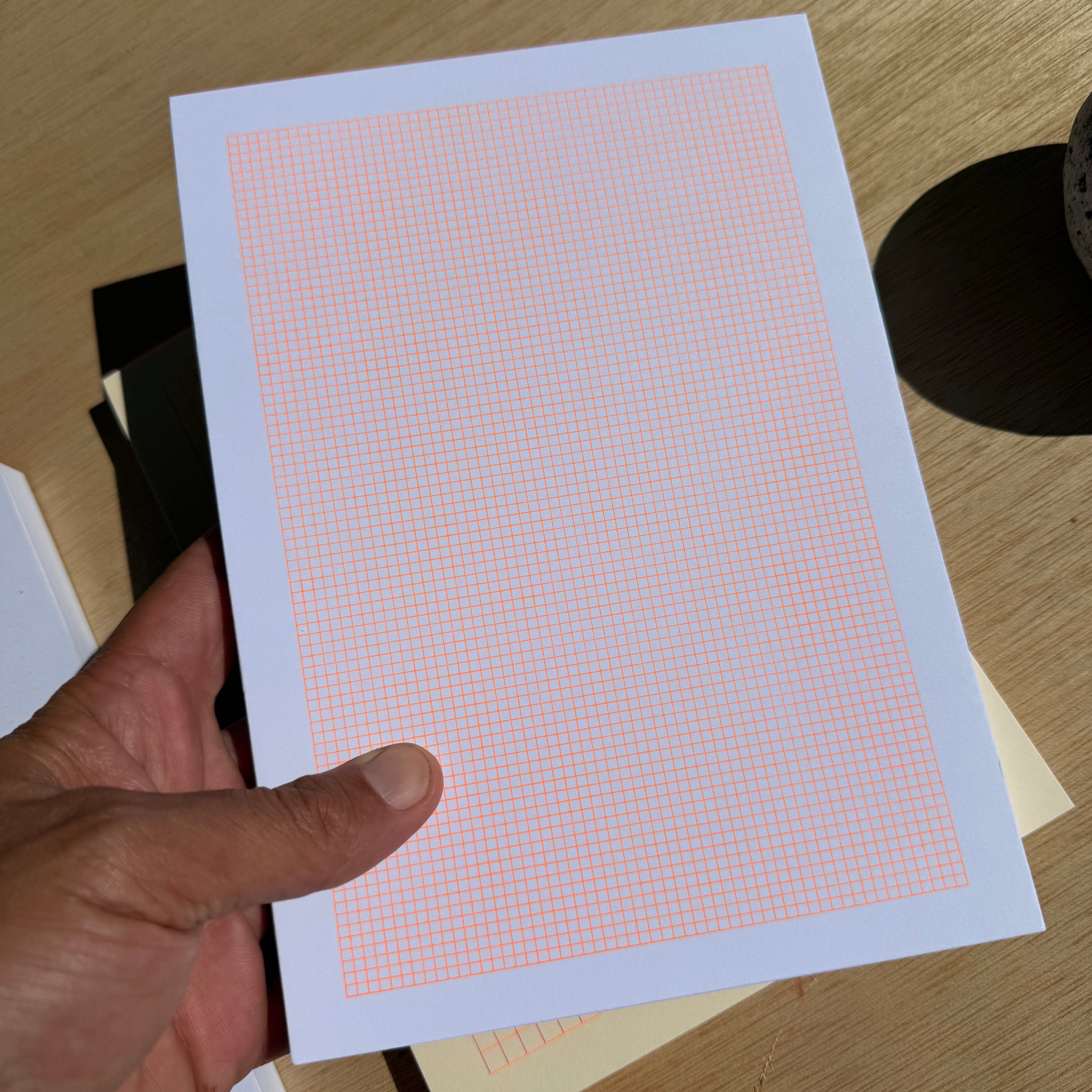 A5 Squared Notepad by Le Typographe