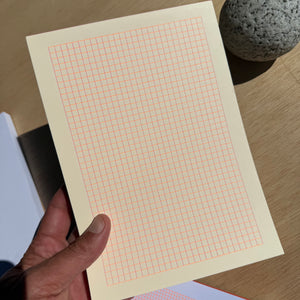 A5 Squared Notepad by Le Typographe
