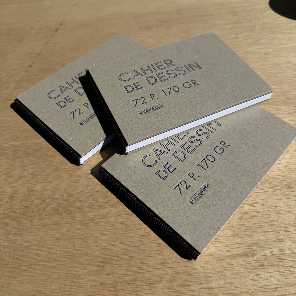 A6 Drawing Notebook Landscape 170G by Le Typographe