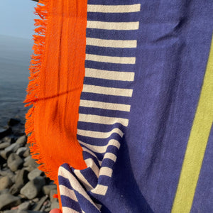 Abstract Cotton Beach Towel by Mapoesie