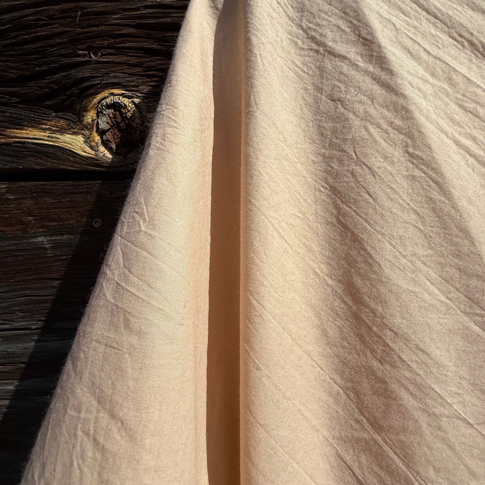 Adhira Bubble Top in Beige by Fog Linen