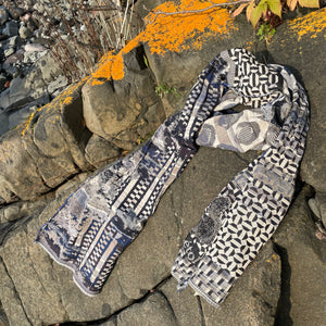 Alceste Jacquard Scarf in Encres by Letol