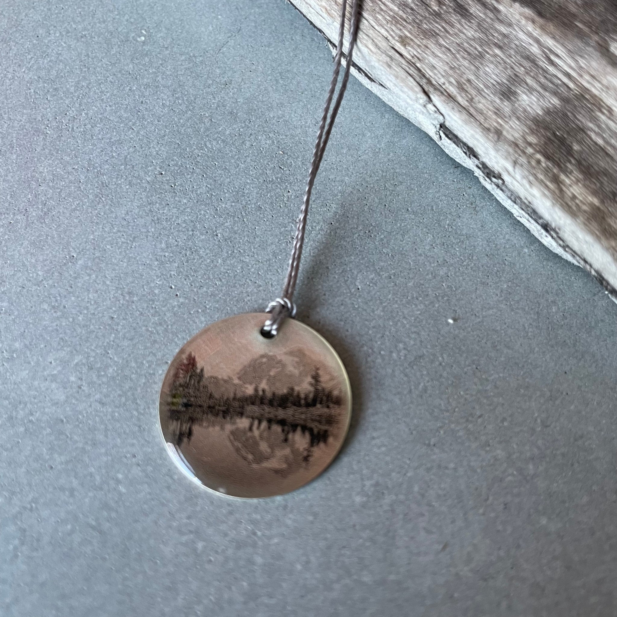 Alpine View Photo Necklace by Everyday Artifact