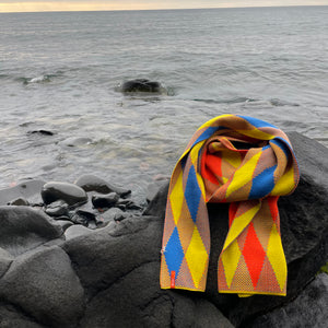 Argyle Scarf by Verloop Knits