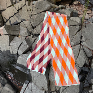 Argyle Scarf by Verloop Knits