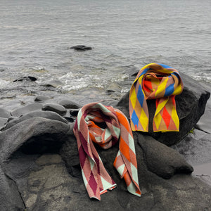 Argyle Scarf by Verloop Knits