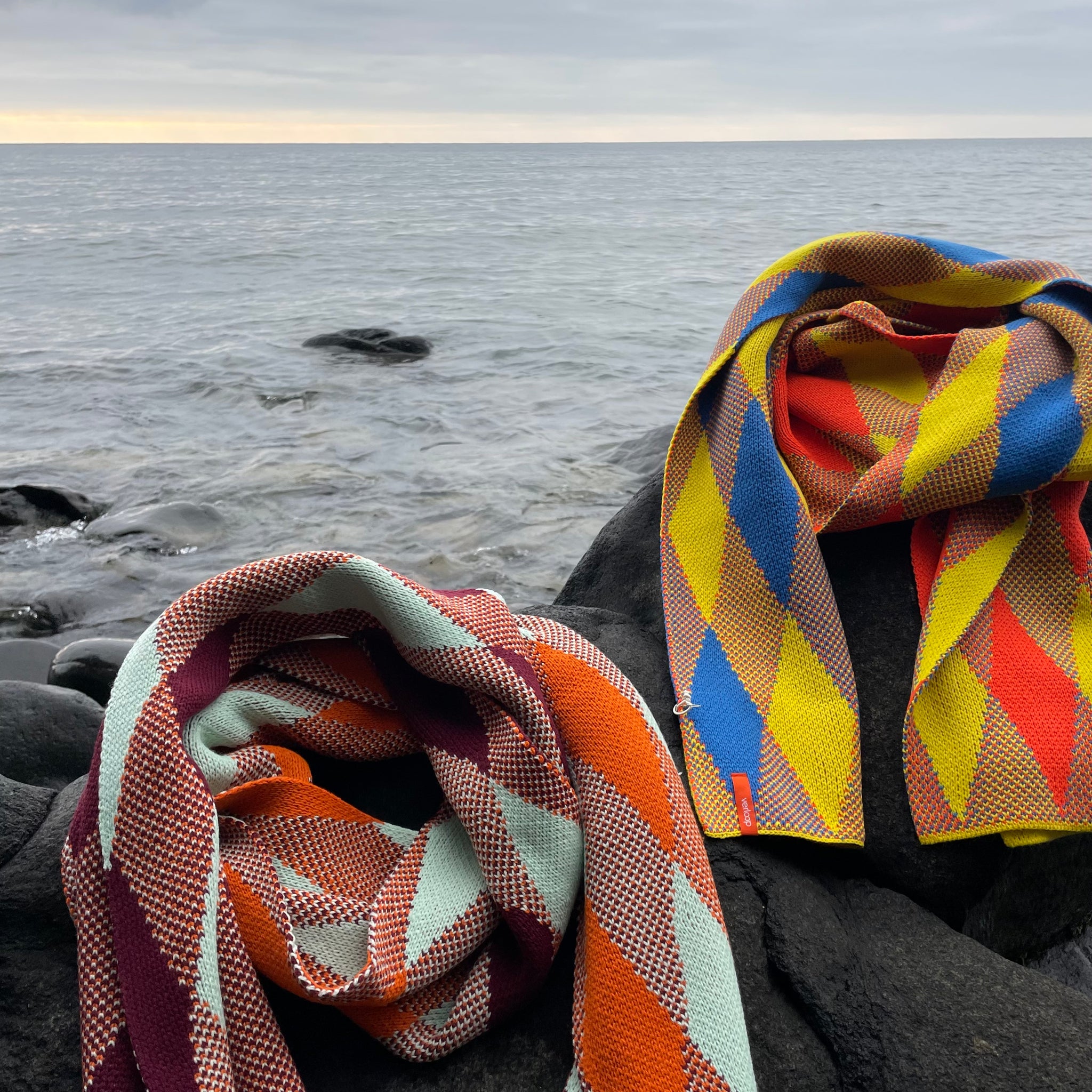 Argyle Scarf by Verloop Knits
