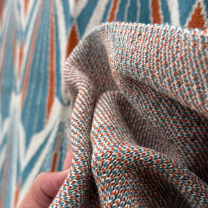 Art Deco Shells Throw in Orange by In2Green