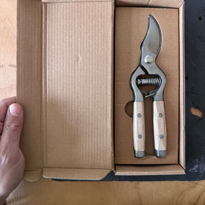 Ash Handled Secateurs, Garden Snips