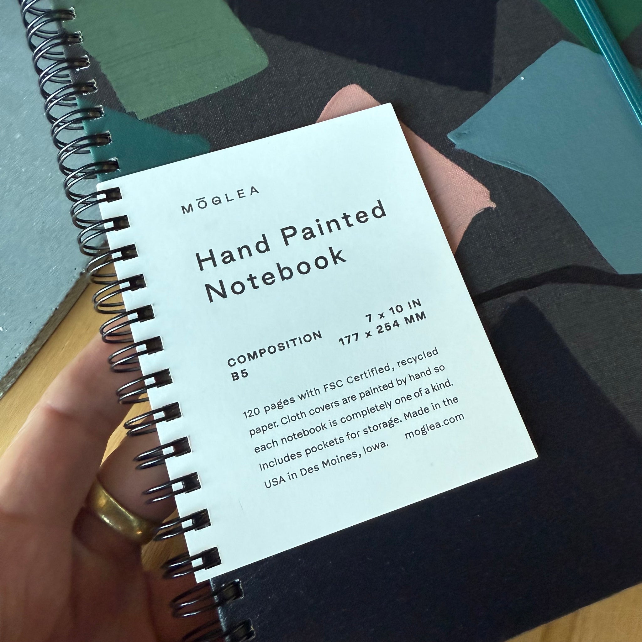 B5 Moonlight Composition Notebook by Moglea