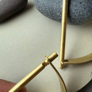 Bar Clip in Brass or Brass by Eric Silva