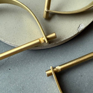 Bar Clip in Brass or Brass by Eric Silva