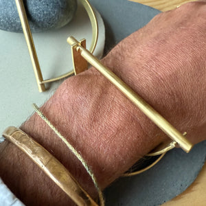 Bar Clip in Brass or Brass by Eric Silva