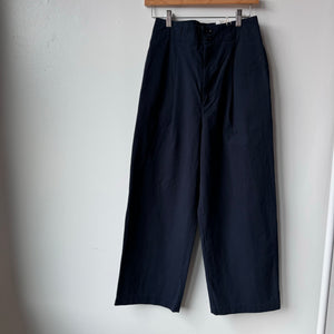 Birkin Weather Cloth Wide Straight Pants by Sarahwear
