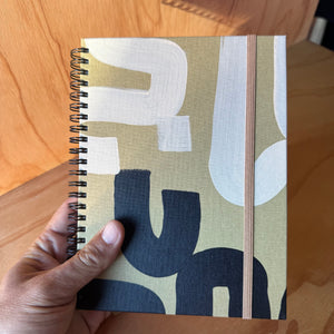 Black and Tan Notebook by Moglea