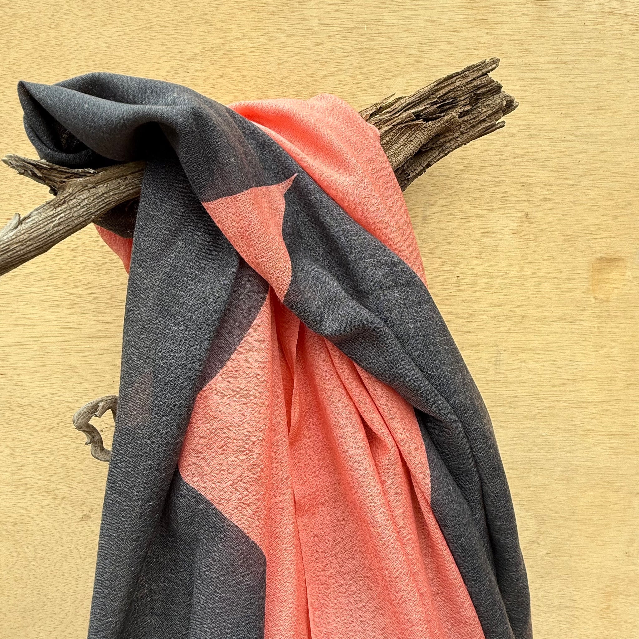 Boulder Merino Scarf in Blush by Susy Pilgrim Waters
