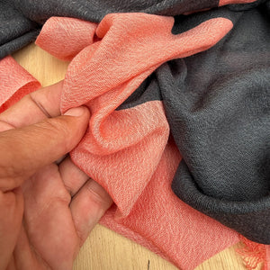 Boulder Merino Scarf in Blush by Susy Pilgrim Waters