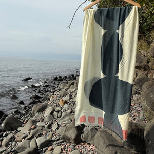 Boulder Merino Scarf in Cloud by Susy Pilgrim Waters