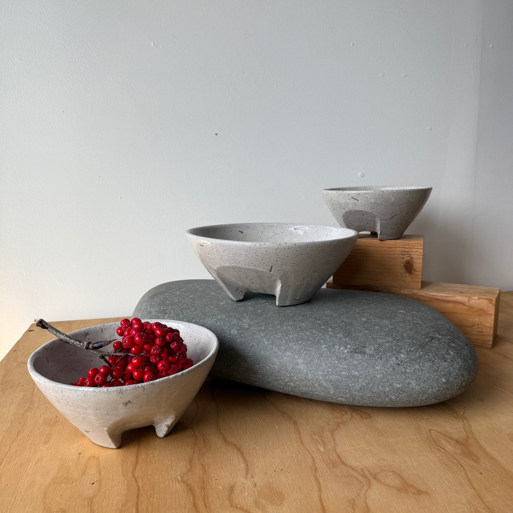 Bowl with Carved Foot by Adam Greutzmacher