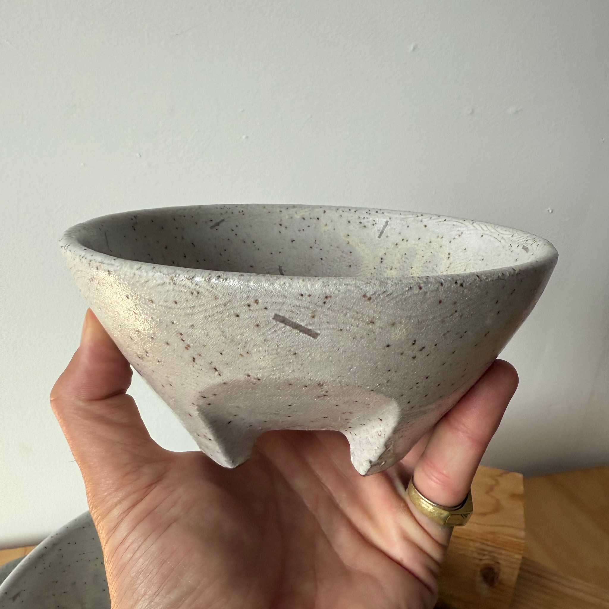 Bowl with Carved Foot by Adam Greutzmacher