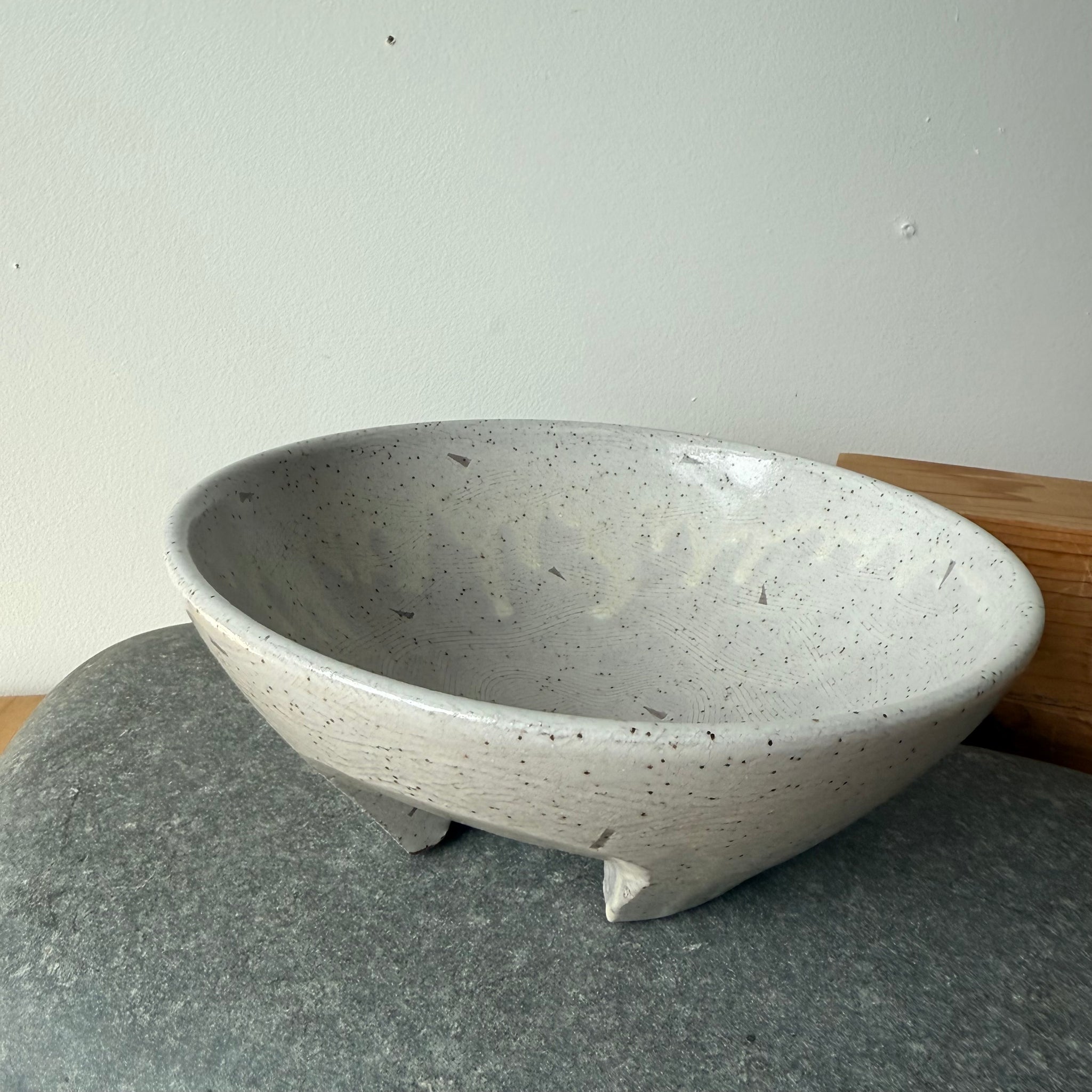 Bowl with Carved Foot by Adam Greutzmacher