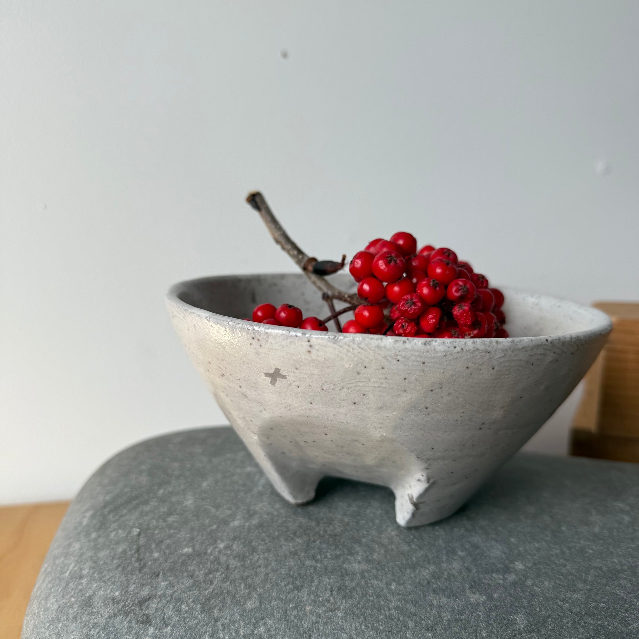 Bowl with Carved Foot by Adam Greutzmacher