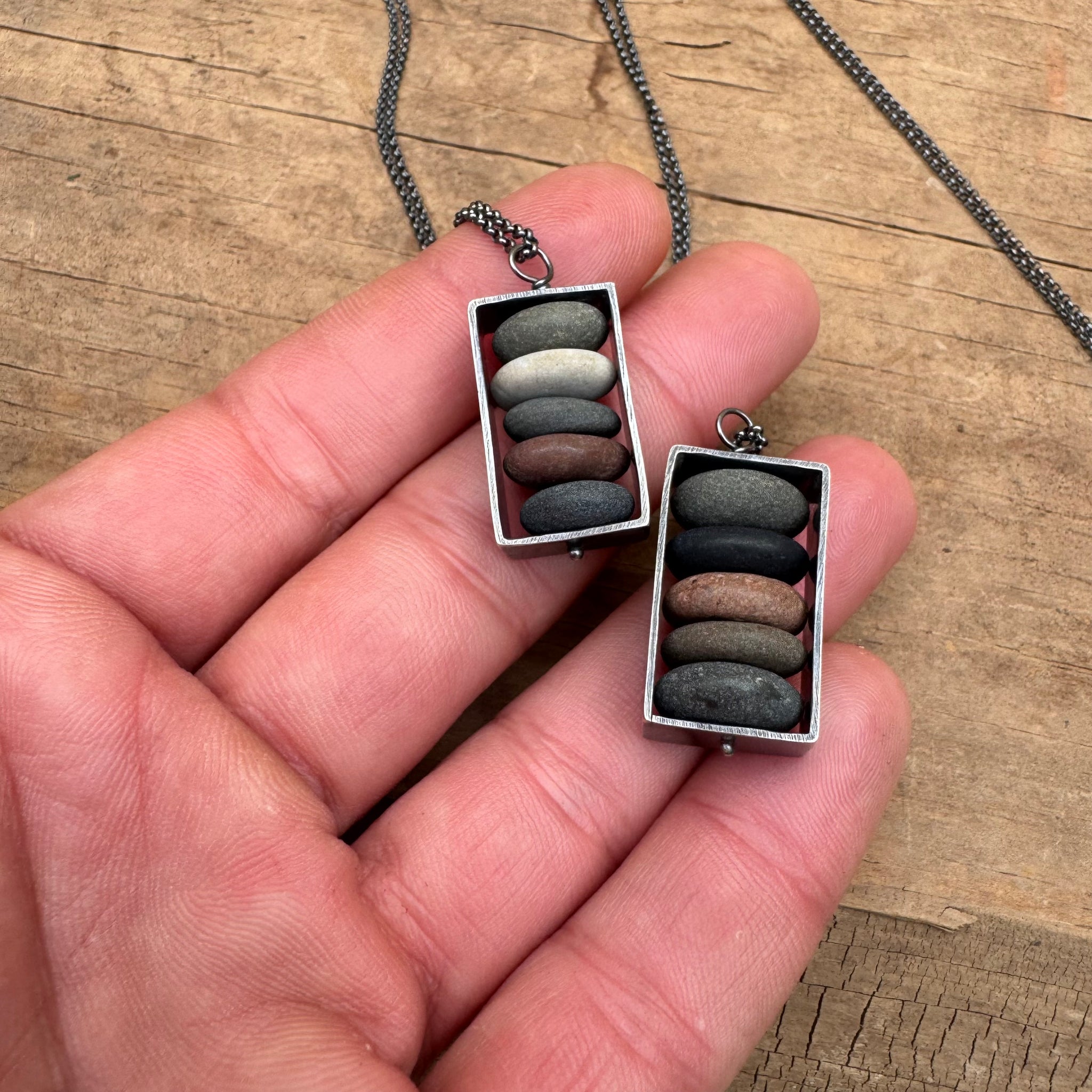 Box Necklace By Lakestone Jewelry
