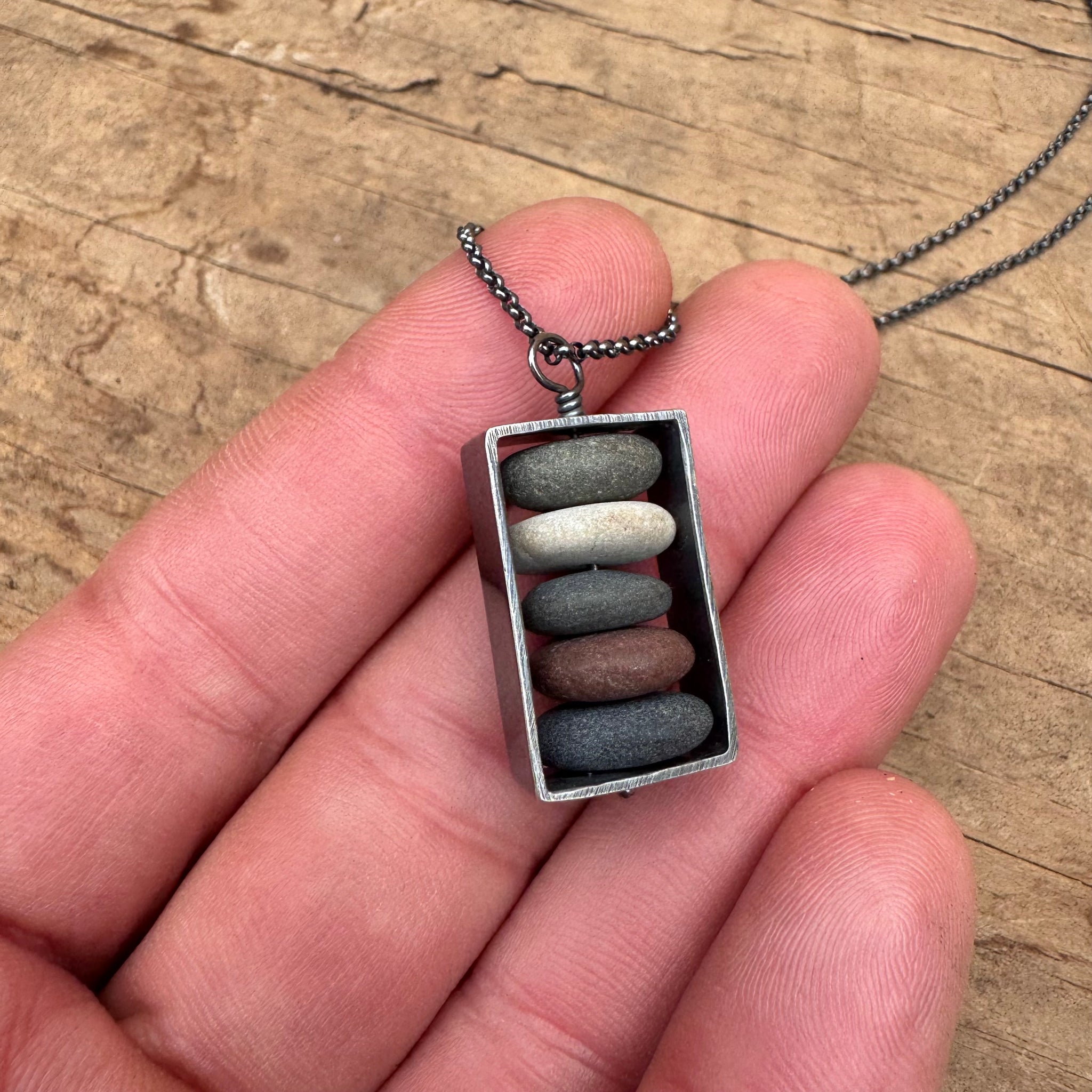 Box Necklace By Lakestone Jewelry