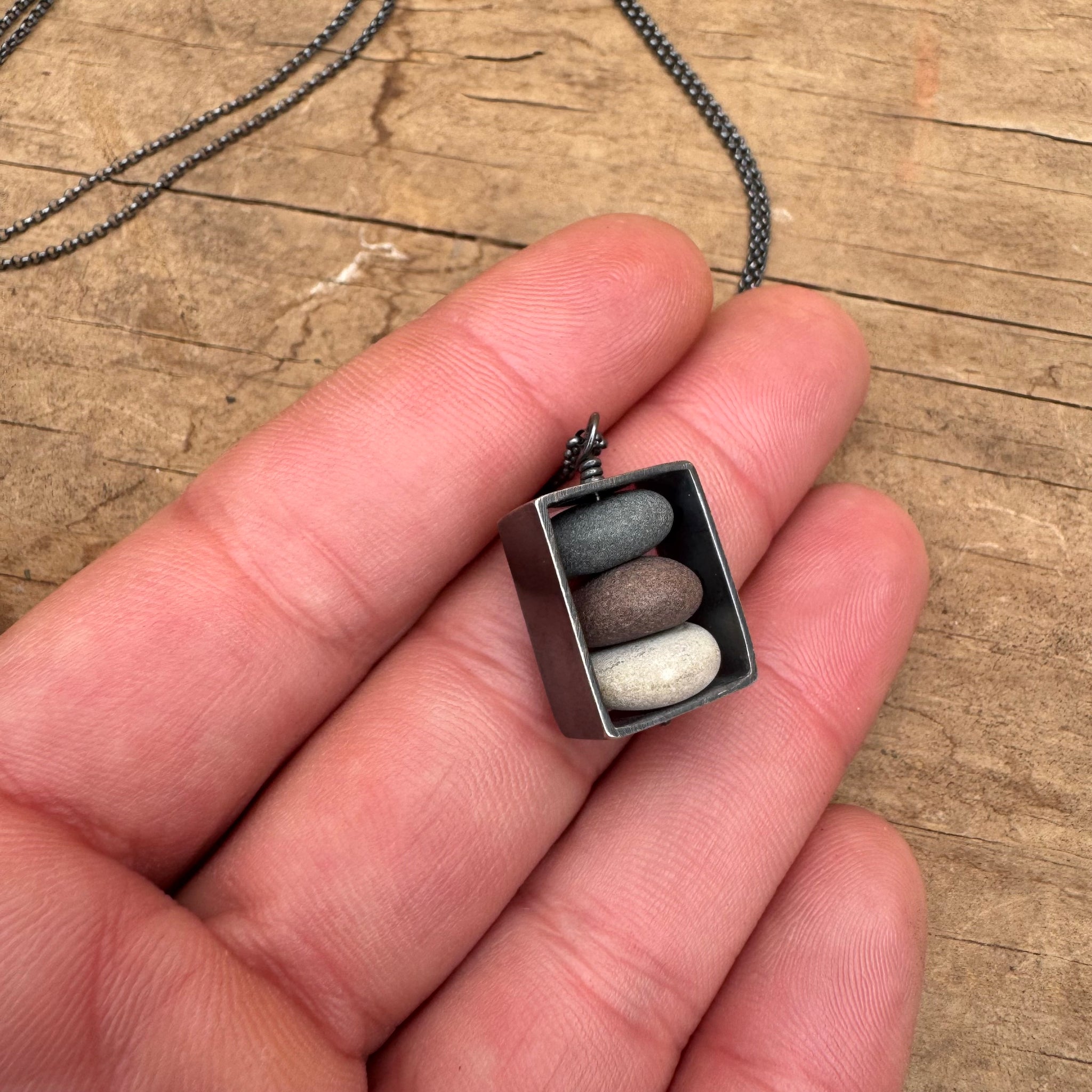 Box Necklace By Lakestone Jewelry