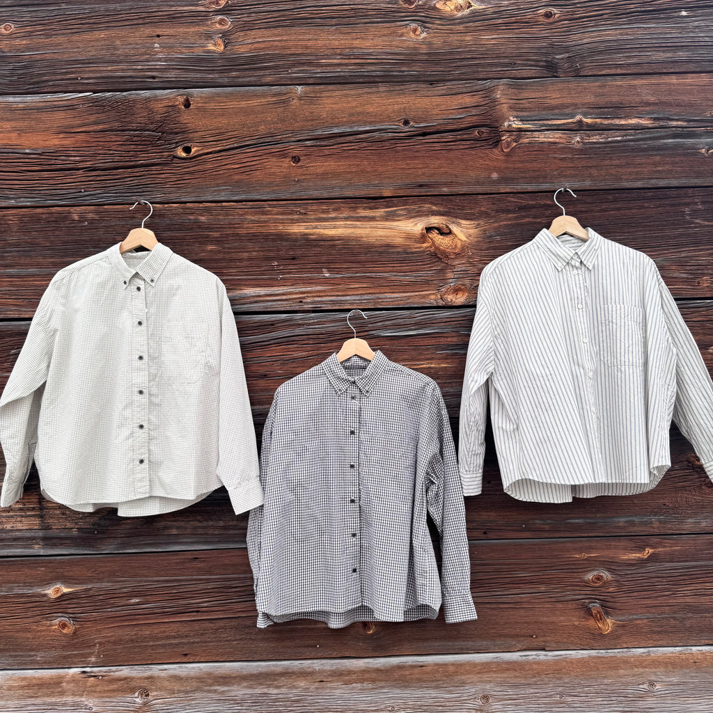 Boyfriend Shirt in 100% Cotton Poplin by Sarahwear